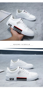 Fashion Men's Leather High-Top Sneakers:Autumn Casual& Non-Slip