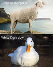 Sheepskin Down Jacket Men Mid Length Korean Slim Fitting Hooded Windbreaker Male Luxury Brand Puffer Jacket Man Winter Down Coat