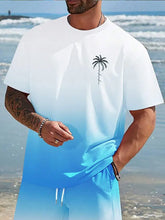 Summer Casual  Hawaiian Men's Fashion T-shirt Short Sleeve 3D Print