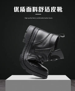 Men's Leather Boots  Comfortable Anti Slip