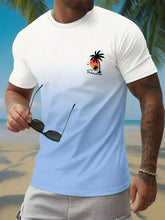 Summer Casual  Hawaiian Men's Fashion T-shirt Short Sleeve 3D Print