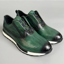 Men's Genuine Leather Comfortable Heightening Casual Shoes Non-Slip Sole Brock Lace Up Sneakers Banquet Walking Men Shoes b17