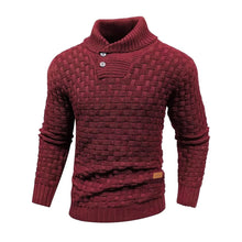 Men’s Sweater Winter Knitted Crew Neck Warm Soft Long Sleeve Pullover Textured Ribbed Edge Comfortable High Quality Top US Size