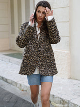 2024 Fall / Autumn Winter New Women Fashion Basic Leopard Jacket Basic Blazer