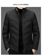 New Men's Lightweight Duck Down Jackets 2025 Autumn Winter Business Casual Warm Puffer Coat Windproof Solid Padded Tops Clothing
