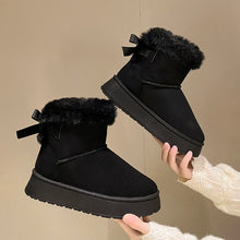 2026Winter Women Shoes Fashion High Top Cotton Shoes Plush Warm Snow Boots Winter Boots for Women Outdoor Non Slip Platform Boot