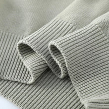 Men's Thick Sweater 100% Cotton Half high collar  Knitted Hoodie Fashion Jacquard Bottom Sweater Autumn/Winter Warm Men's Wear