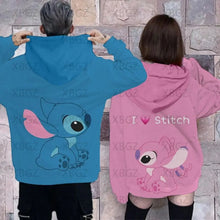 Disney Stitch Sweatshirt Woman/ Men's Sweatshirts Fashion Y2k  Couple Hoodies 3D Print