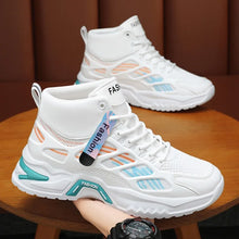 Men's High Top Sneakers  Breathable Air-cushion Running Shoes