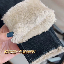 Warm Lambwool Slim Pencil Jeans Womens Skinny Plush Vaqueros Vintage High Waist Thicken Fleece Denim Pants Casual Velvet Legging