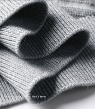 Men's Knit Sweater with Shirt Collar - Gray Vintage Style Fake Layered Business Casual Pullover Old Money Style Top