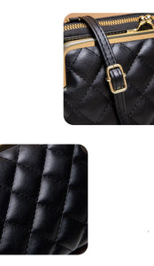 Fashion Women Luxury Leather Single Shoulder Large Capacity Crossbody Mobile Phone Purse