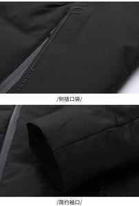 New Men's Lightweight Duck Down Jackets 2025 Autumn Winter Business Casual Warm Puffer Coat Windproof Solid Padded Tops Clothing