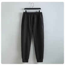 Stripe Sets Men 10XL 11XL Plus Size Suits Stripe Cargo Shirts Jacket Pants Male Fashion Casual Spring Autumn Suits Big Size 11XL