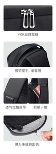 Mark Ryden Multifunction USB Crossbody  Shoulder Bag Man TPU Waterproof Travel  Bag for Male