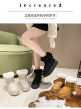 2026Winter Women Shoes Fashion High Top Cotton Shoes Plush Warm Snow Boots Winter Boots for Women Outdoor Non Slip Platform Boot
