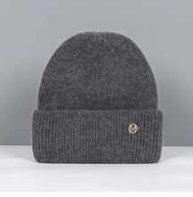 Winter Hats For Women Rabbit Fur Beanie Hat Woman Knitted Skullies Beanies Solid Wool Soft Autumn Winter Cashmere Caps Bonnet