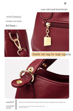 Famous Brand Authentic Handbag Women's 2024 New Arrival Large Capacity Mom Bag for the Middle-Aged Stylish Genuine Leather Shoulder Messenger Bag