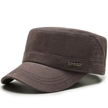 Men'S Military Hat Simple And Versatile Middle-Aged Hats Spring Autumn Casual Flat Cap