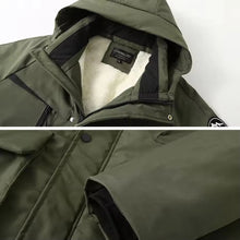 Winter Cargo Parkas Men Thick Fleece Jacket Coats Plus Size 13XL Camp Parkas Waterproof Casual Winter Long Jacket Male Big Size