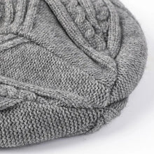 Men's Big Size Knitted Hat for Winter Warm Wool Blend Hat Tide Big Head Thickened Fleece-lined Cold-proof Cotton Beanies 60-65cm