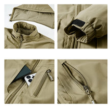 Big&Tall 8XL Men Outdoor Jacket Fleece Lined Thick Warm Winter Jacket Hiking Camping Windbreaker Plus Size Outwear Hooded Coat