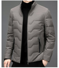 New Men's Lightweight Duck Down Jackets 2025 Autumn Winter Business Casual Warm Puffer Coat Windproof Solid Padded Tops Clothing