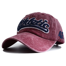 Athletic Letter Embroidery Baseball Cap Retro Washed Cotton Peaked Hat Hip Hop Trucker Dad Caps Fashion Sun Hats for Women Men
