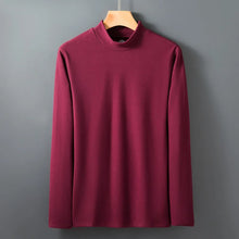 Large Size Men Autumn Winter Medium Collar Double-Sided Velvet Bottoming Shirt Trend Within the Warm Autumn Coat Long-Sleeve