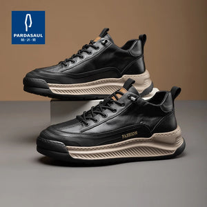 Men's Thick Sole warm Leather Casual Shoes