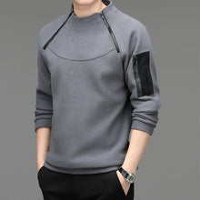 Men's Sweatshirts Fall Winter Long-sleeved T-shirt Top Loose Trend Round Neck Bottoming Shirt Lightweight Casual Sports