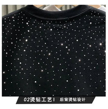 Men's Summer Rhinestone Rivet T-shirt  featuring a round neck and casual  styles Perfect for high street  fashion in 2025 . Short sleeve for comfort fit