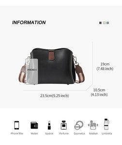 FOXER Brand PVC Leather Strap Shoulder Bag Lady Printing Women's Wide Woven PU Crossbody Bag High Quality Monogram Messenger Bag