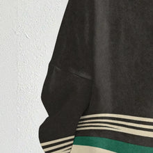 Trendy Off-Shoulder Sweatshirts with Striped & Polka Dot Patterns Drawstring Casual Loose-Fit Top for Women Casual Streetwear