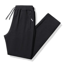 Plus Size Men Sports Pants 5XL 6XL 7XL Men's Cotton Trousers Joggers Sportswear Black Solid Ice Silk Baggy Sweatpants Male Pants