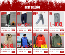 Large Size Men's Hoodie Jacket Hooded Long Sleeve Thick Warm Fleece Lined Sweatshirt Male Casual Winter 10XL 12XL Extra Big Plus