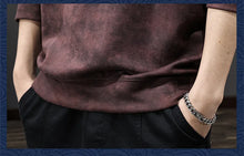 New Winter Warm Plush Sweatshirt Men's Round Neck Pullover Trendy Casual Versatile Top