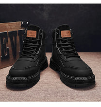 CYYTL Mens Boots Ankle Casual Winter Shoes Cowboy Combat Tactical Motorcycle Leather Chelsea Work Outdoor Hiking Luxury Designer