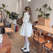 Autumn Winter Warm Lolita Style Woolen Coat Women Sweet Faux Fur Plush Patchwork Loose Jacket  Female Casual Outwear Tops