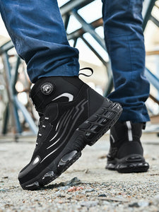 Steel Toe Cap Shoes For Men Work Boots Puncture-Proof Work Safety Shoes Protective Working Shoes Male Footwear Security Sneakers