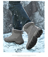 Men's Boots Snow Boot Fashion High Tops Shoes Proof Non-slip