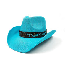 New cowboy hat women men fashion western knight hat embroidery accessories travel sun hat