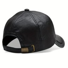 Fashion Men Baseball Cap Autumn Winter warm leather Cap Hip Hop Snapback Hat Outdoor Sports Casual Caps Dad Hats Adjustable