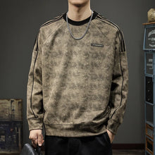 New Winter Warm Plush Sweatshirt Men's Round Neck Pullover Trendy Casual Versatile Top