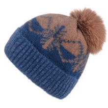 Winter Hat for Women Warm Plus Velvet Thickened Imitation Mink Wool Hat Outdoor Ski Hat Snowflake Knit Hat Keep Warm