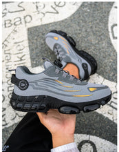 Big Size Men and Women Rotary Buckle Work Safety Shoes Men Air Soft Sole Lightweight Sneakers Protective Fashion Work Shoes