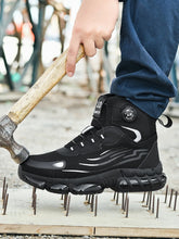 Steel Toe Cap Shoes For Men Work Boots Puncture-Proof Work Safety Shoes Protective Working Shoes Male Footwear Security Sneakers