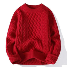 Trendy Knitted Sweater For Men Casual Round Neck Pullover Male Knitted Soft Fall Winter Fashion Long Sleeve Mens Kntwear Outwear
