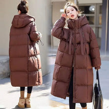 Women's Fall Winter Tops Coat Cotton Coat Long Thickened Bread Clothes Slim Loose Soft Comfortable Trends New Versatile Niche