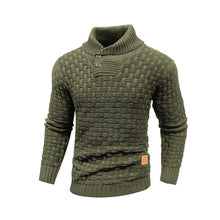 Men’s Sweater Winter Knitted Crew Neck Warm Soft Long Sleeve Pullover Textured Ribbed Edge Comfortable High Quality Top US Size